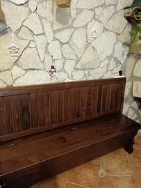 PANCA LEGNO MASSELLO fattura artigianale