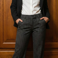 Pantaloni Armani Jeans neri Gessati