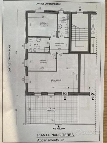 In centro pandino trilocali di nuova costruzione