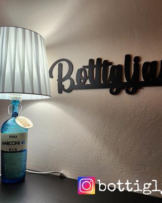 Lampada bottiglia Gin Poli Marconi 42