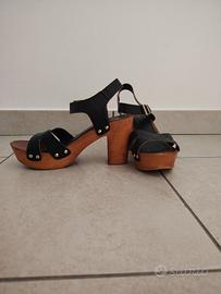 Sandalo con tacco taglia 38