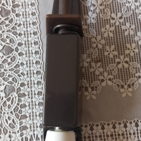 2 Ferma porta a pedale bronzato a molla