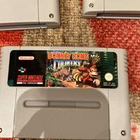 SNES Super Nintendo Donkey Kong I e III