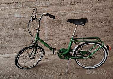 Bici Bianchi Graziella verde bottiglia con fanali