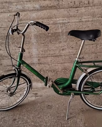 Bici Bianchi Graziella verde bottiglia con fanali
