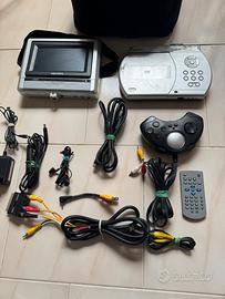 Lettore DVD portatile Scott con doppio monitor +