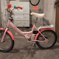 Bici Bambina 16" Barbie e casco Oxelo incluso