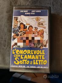 VHS L'onorevole con l'amante sotto il letto
