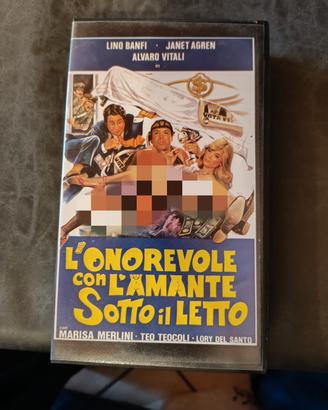 VHS L'onorevole con l'amante sotto il letto
