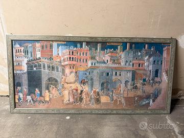 Dipinto “Effetti del Buon Governo in città”