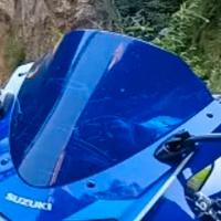 Suzuki GSX R 750 Plexiglass colore blu