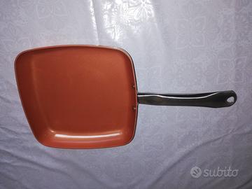 Padella antiaderente quadrata Copper Chef