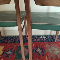 2 sedie a molle vintage
