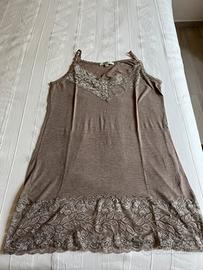 Canotta lunga Anis White