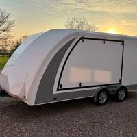 Rimorchio trasporto auto chiuso