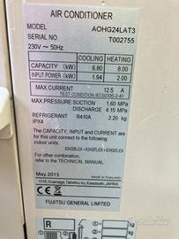 Climatizzatore d'aria in pompa di calore