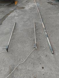 Antenna TV con palo di 6 MT acciaio galvanizzato