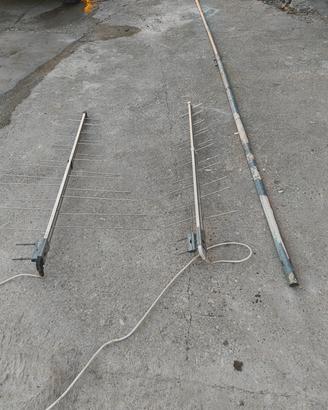 Antenna TV con palo di 6 MT acciaio galvanizzato