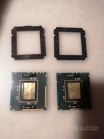 Coppia di CPU Intel Xeon E5520 Quad Core 2.26 GHz