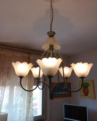 lampadario verde