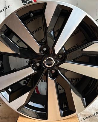4 CERCHI IN LEGA ORIGINALI R17 NISSAN MICRA NEW