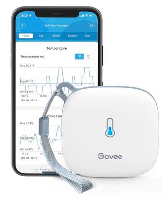 Termoigrometro WiFi da Interno con Notifiche Allar