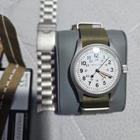 hamilton khaki field mechanical 38mm braccialato a