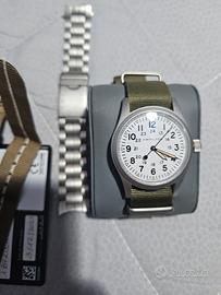 hamilton khaki field mechanical 38mm braccialato a
