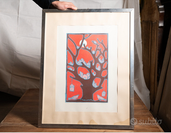 Stampa COMPOSIZIONi serigrafiche anni 70 firmata