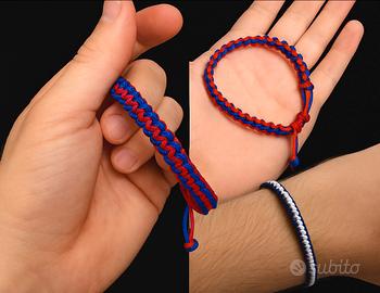 Braccialetti intrecciati a mano