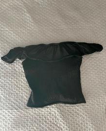 top nero tally weijl a spalle scoperte - taglia xs