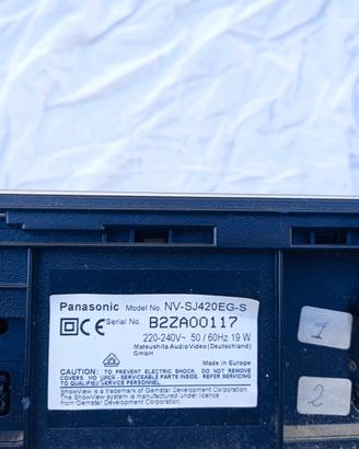 lettore VHS panasonic