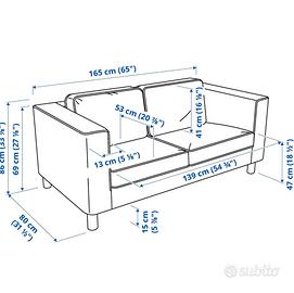 Divano Ikea PARÜP 2 posti