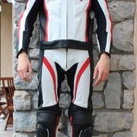 Tuta in pelle moto spyke blaster gt-s divisibile