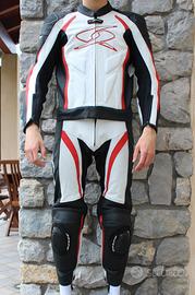 Tuta in pelle moto spyke blaster gt-s divisibile