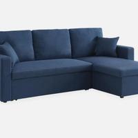 Divano letto matrimoniale 3 posti con contenitore