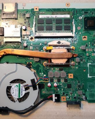 SCHEDA MADRE MOTHERBOARD K55VD REL 3.1 + CPU + RAM
