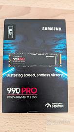 Samsung MZ-V9P4T0B 990 PRO SSD Interno da 4TB