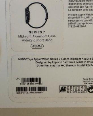 Apple watch serie 7 45mm 