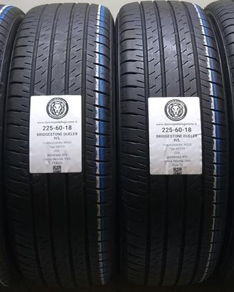 4 GOMME 225 60 18 BRIDGESTONE A66302