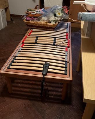 Letto a doghe elettrico