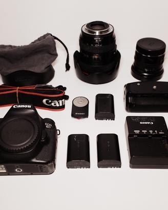 Canon 6D + 24-105+15 fisheye + 2 flash + accessori