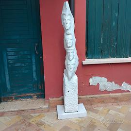 scultura in marmo bianco di Carrara 
