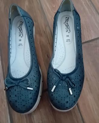ballerine con zeppa n38 Kelidon in nabuk 