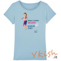 T-shirt M L XL XXL nuova 100% cotone biol palestra