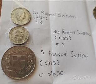 Monete svizzere