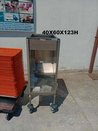 carrello tramoggia per farine o pane