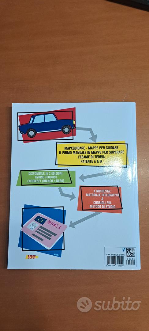  MapXguidare - Mappe per guidare: Il primo manuale in mappe  concettuali per patente A & B - Versione Hybrid a colori - Bascialla,  Enrica - Libri