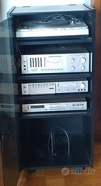 Impianto Stereo Vintage Marantz con mobile anni 80