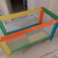 lettino pieghevole con materasso in lattice